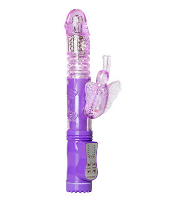 Easytoys Purple Butterfly Vibrator