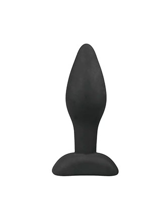 Small Black Silicone Buttplug