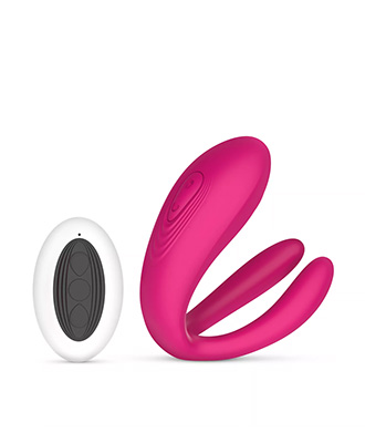 Teazers Couple Vibrator m/ Fleksible Armer