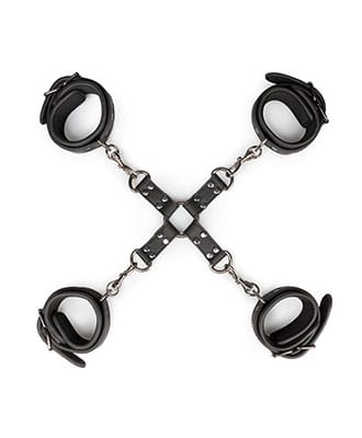 EasyToys Hogtie-sett med h�nd- og ankeljern