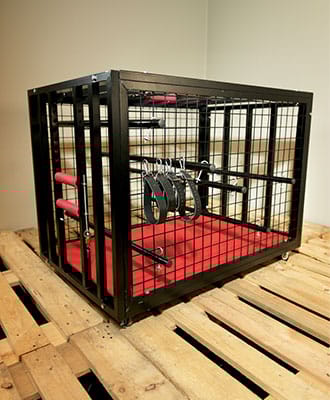 Stort BDSM Bur m/ Festeanordninger