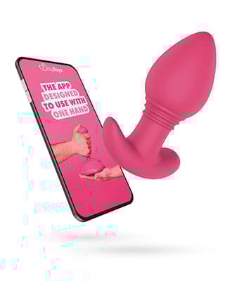 EasyConnect - Axel Vibrerende Analplugg m/app