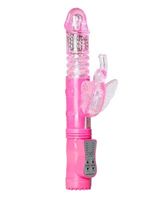 Easytoys Pink Butterfly Vibrator
