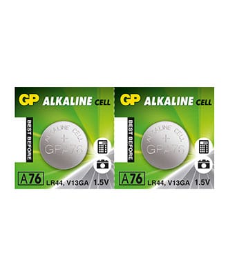 GP Alkaline LR44-batteri, 2 pakk