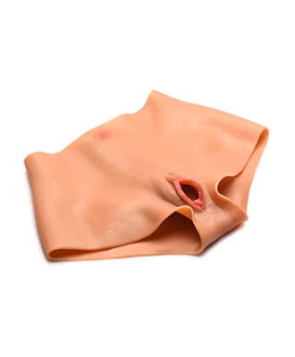 Silicone Vagina + Butt Panties - Medium