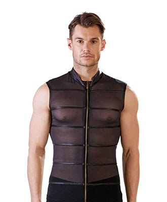 NEK - Overdel i mesh med striper