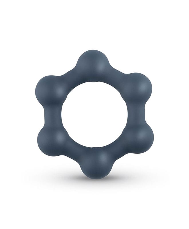 Boners Hexagon Penisring med St�lkuler