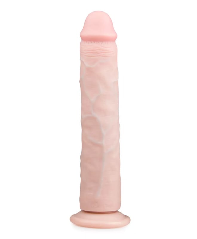Easytoys Realistic Slim Dildo med sugekopp (28,5 cm)