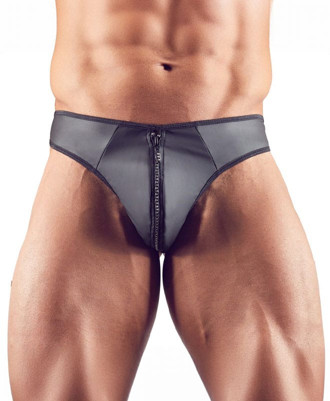 Svenjoyment Underwear - Herre g-streng med glitrende zip