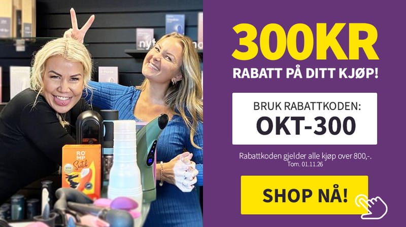 Du f�r 300kr avslag med rabattkoden OKT-300!