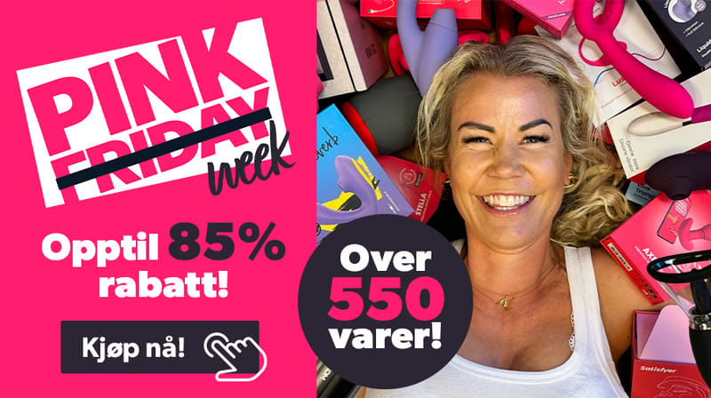PINK WEEK - opptil 85% rabatt p� over 550 varer!