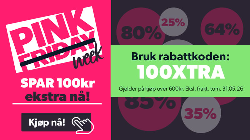 SPAR 100kr EKSTRA! Bruk rabattkoden 100XTRA i kassen p� kj�p over 600kr,