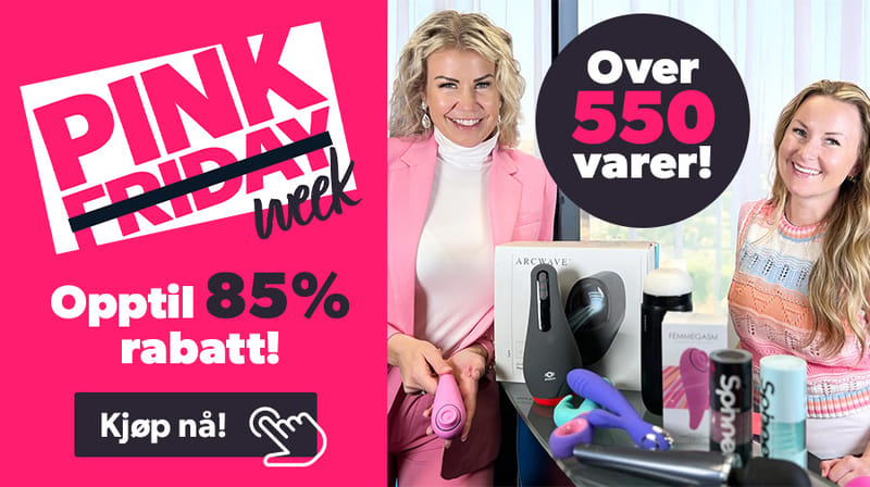 PINK WEEK - opptil 85% rabatt p� over 550 varer!