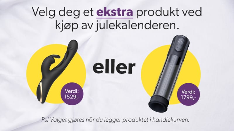 Velg et GRATIS ekstraprodukt med kalenderen din her!