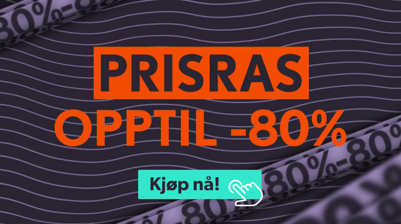 PRISRAS! Opptil 80% p� en haug produter!