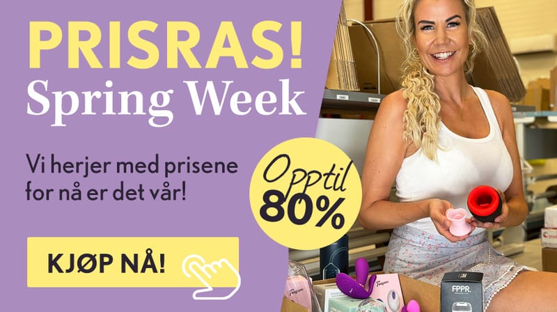 Spring week hos Nytelse! Vi feirer at v�ren kommer med bestselgere p� tilbud til opptil 80% rabatt!
