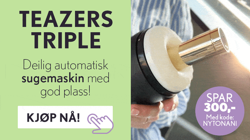 Trippel sugemaskin med 300kr avslag!