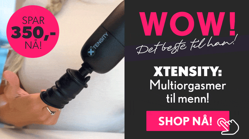 Xtensity: Multiorgasmer til menn! Spar 350kr n�!