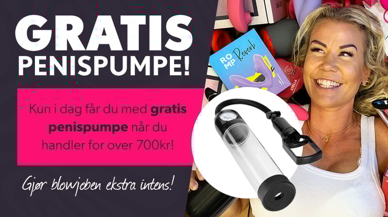 Gratis penispumpe med alle kj�p over 700kr!