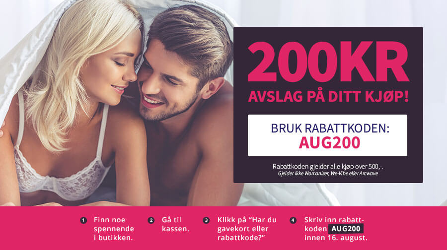 Rabattkode Nytelse - Du får 200 kr å shoppe for! Hele helgen