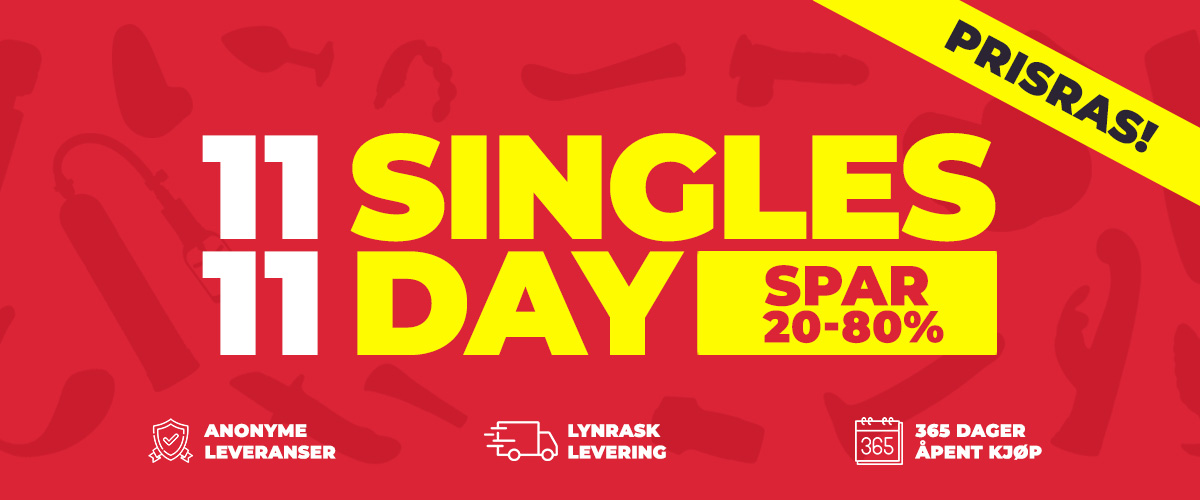 Singeldagen 11.11 hos Nytelse.no!
