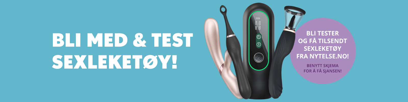 Bli med og test sexleketøy!