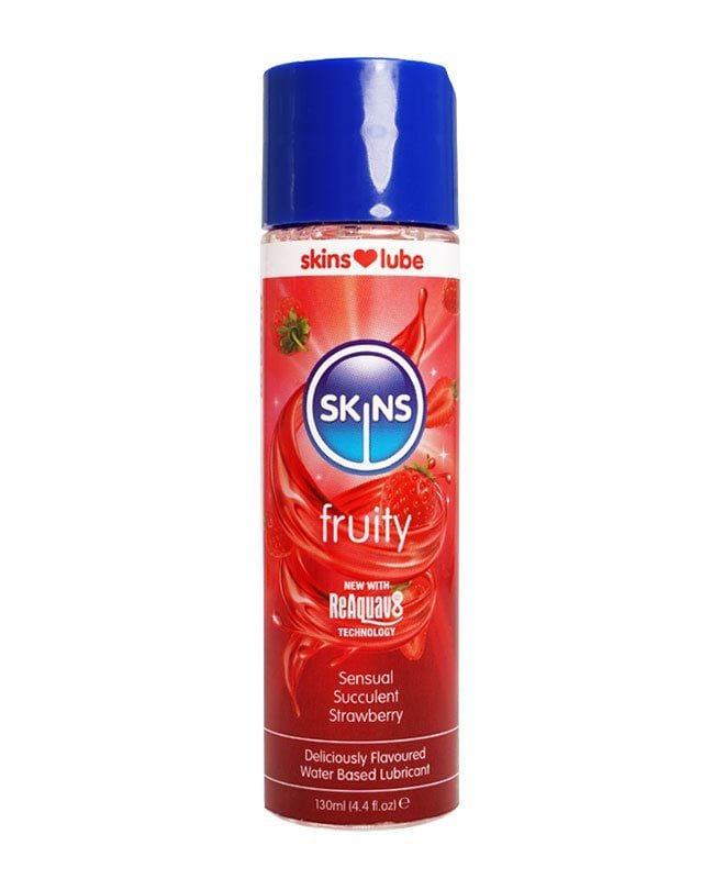 Skins Lube Sensual Succulent Strawberry glidemiddel 130 ml