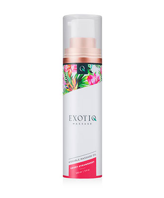 Exotiq Massasjeolje Jordb�r - 100 ml