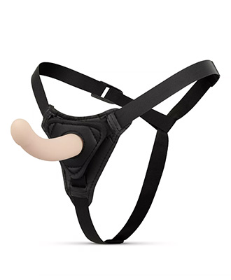 Strap-On Dildo with Harness - Curved