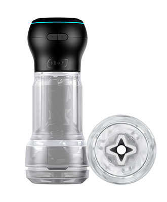 KIIROO Feel Crystal Pocket Stroker + PowerBlow