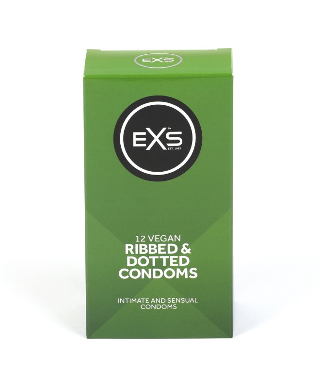 Kondomer EXS Ribbed & Dotted 12 pk