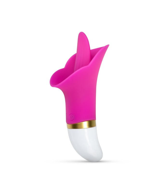 Teazers rosa klitorisvibrator med tunge